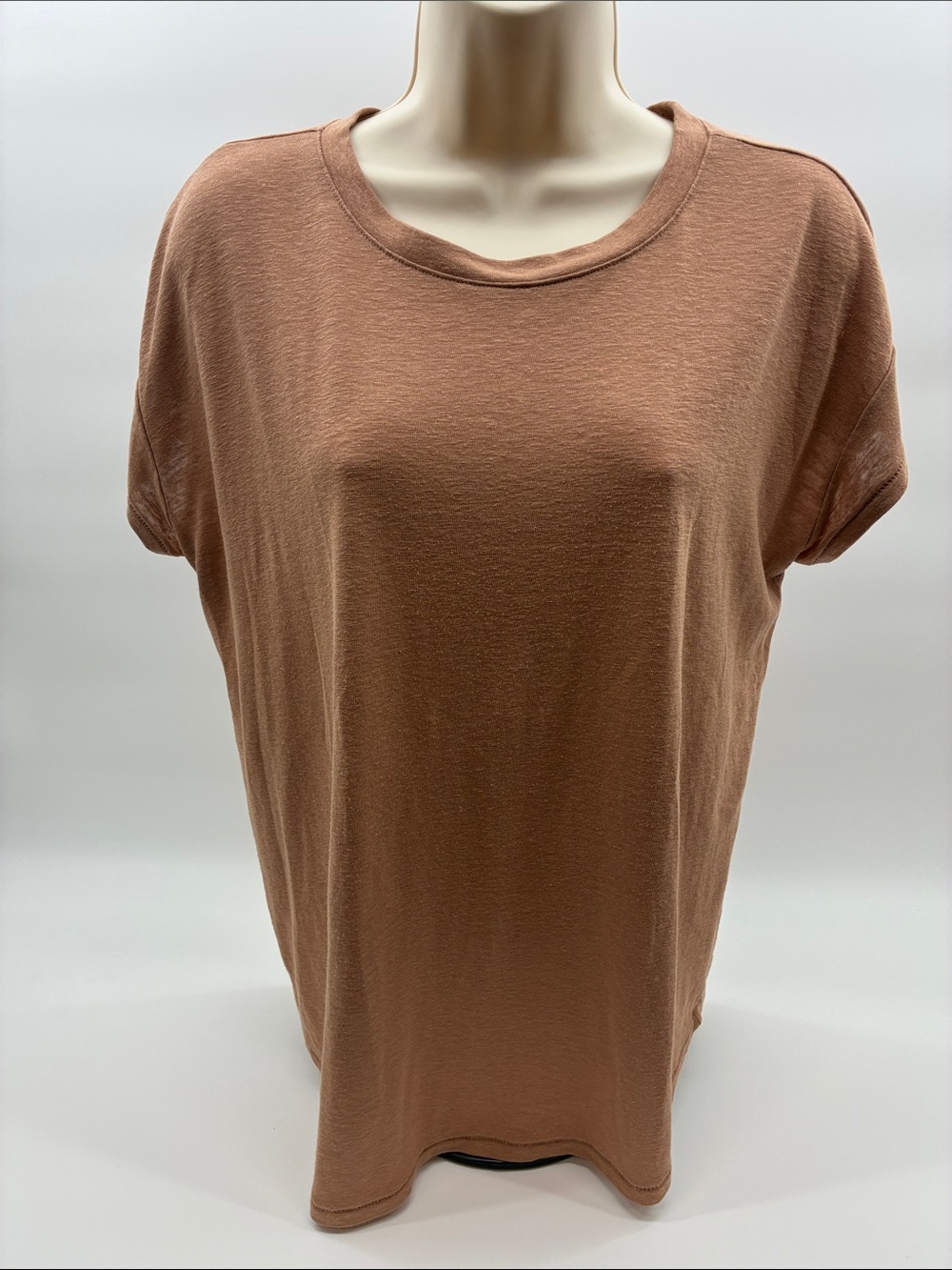 Madewell Short Sleeve Crewneck Tee in Rust